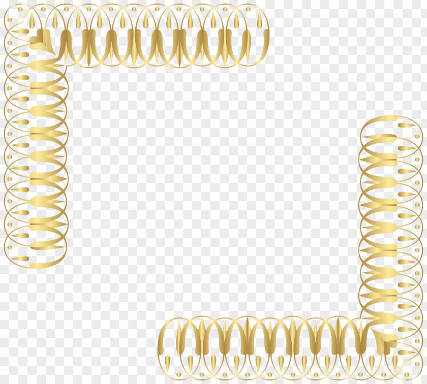 Corners Gold Transparent Clip Art PNG