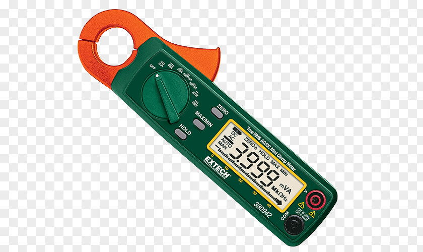Elongated Current Clamp Extech Instruments Direct True RMS Converter Multimeter PNG
