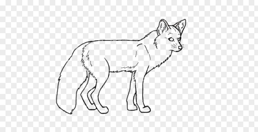 Fox Red Line Art Gray Wolf PNG