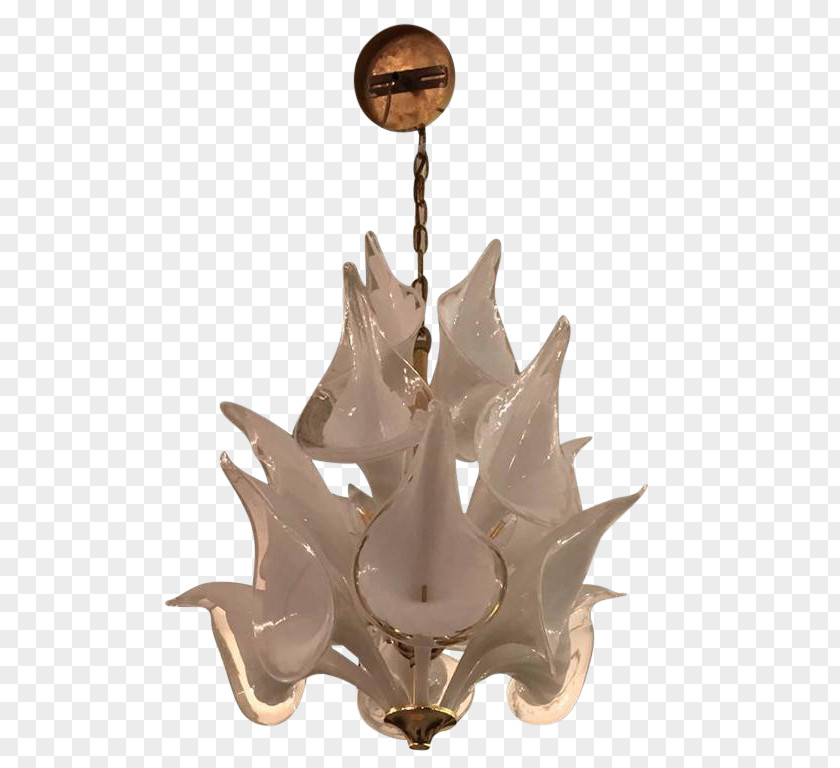 Glass Murano Chandelier Light Fixture PNG