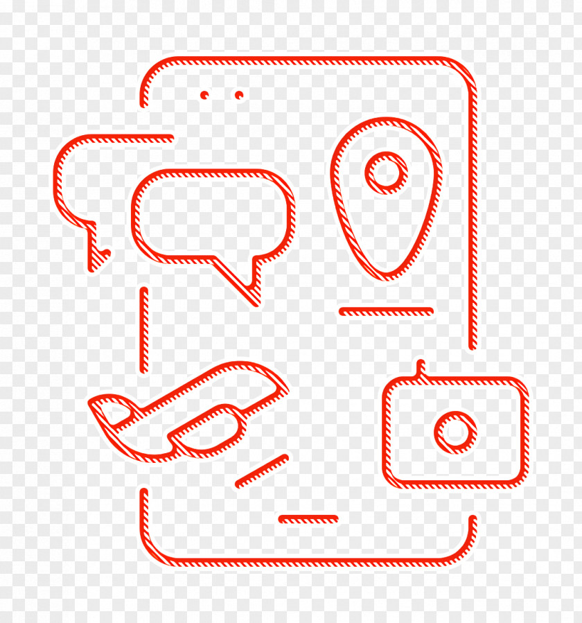 Smartphone Icon Travel PNG