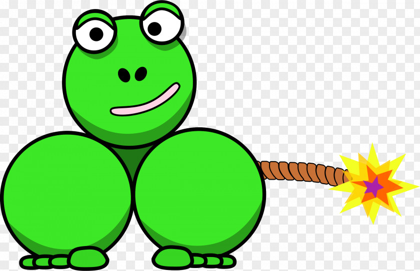 Dynamite Frog Animation Clip Art PNG