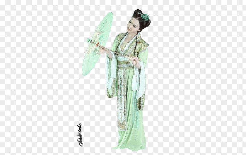 Hanfu Costume Chinese Clothing Kimono PNG