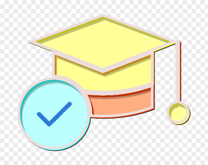 Mortarboard Icon Graphic Design PNG
