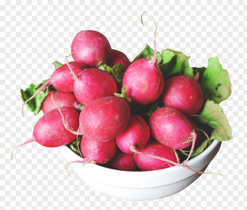 Radish In A Bowl Vegetable Food PNG