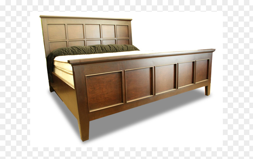 Bed Frame Bedside Tables Drawer PNG