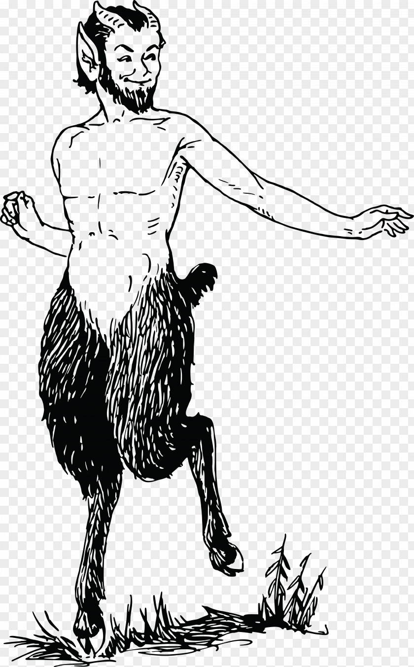 Goat Faun Satyr Clip Art PNG