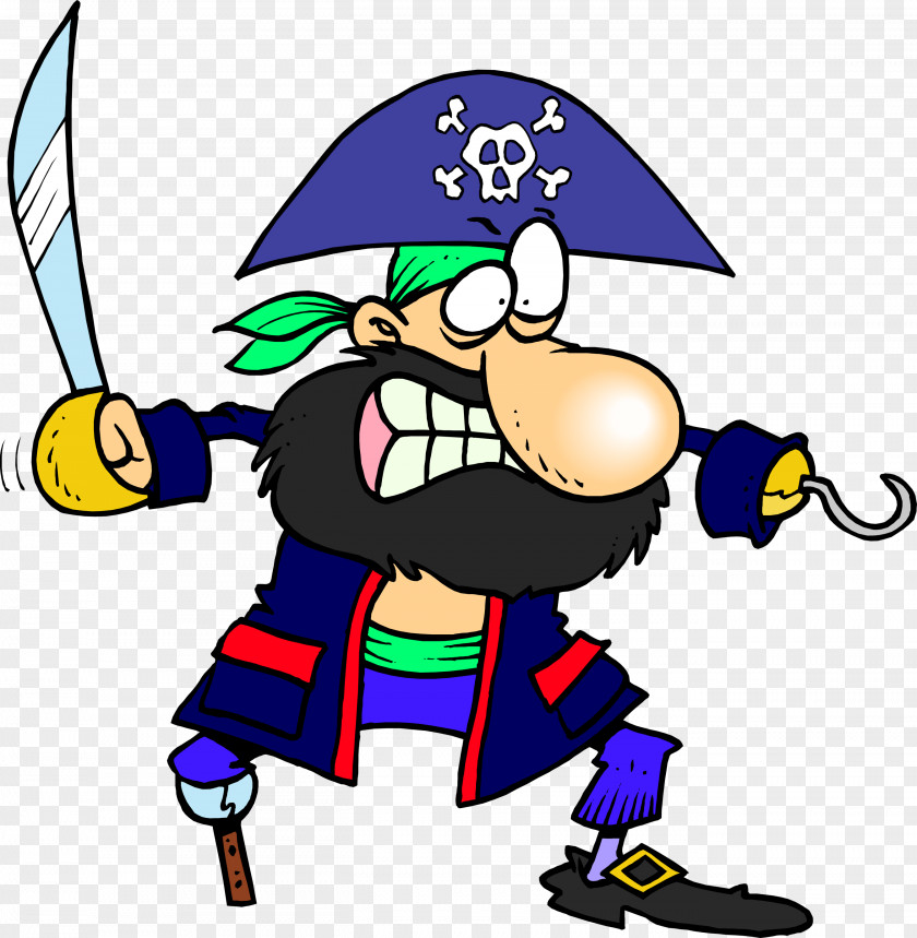 Pirate Captain Hook Piracy Pegleg Royalty-free Sticker PNG