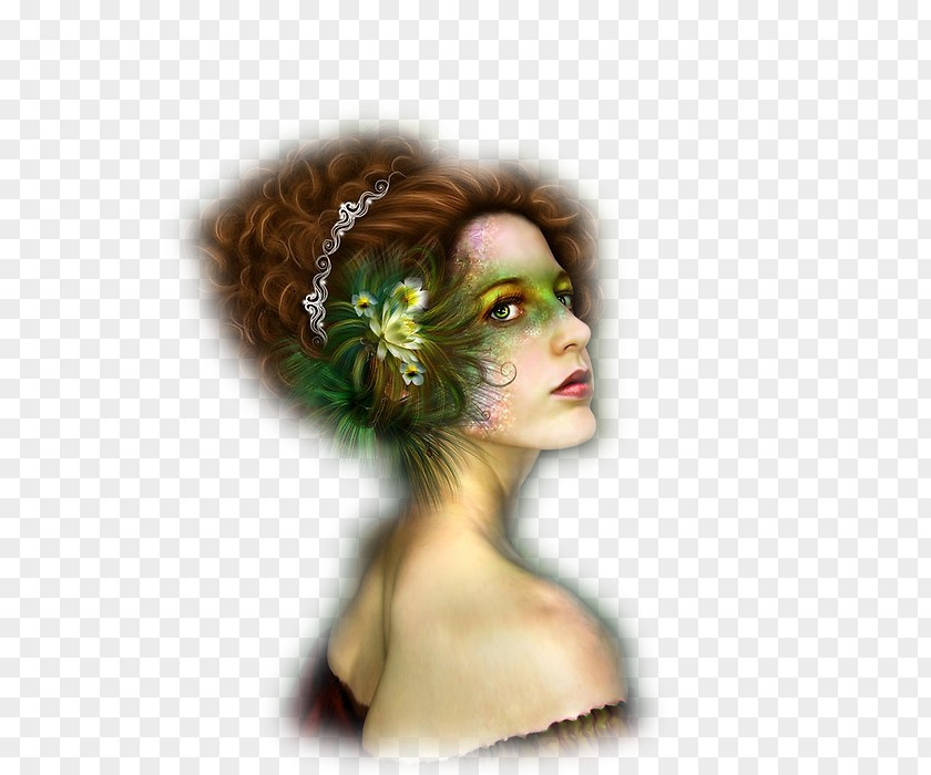 Woman Bust Couple PNG