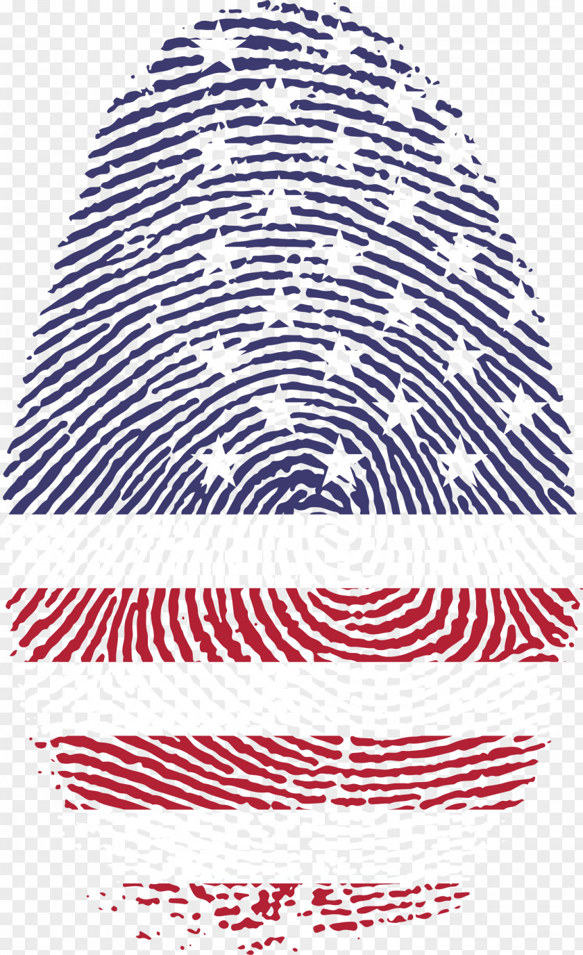America Fingerprint Clip Art PNG