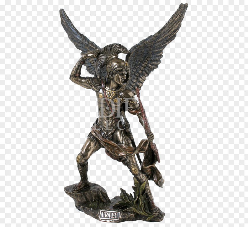 Angel Michael Gabriel Bronze Sculpture Uriel PNG