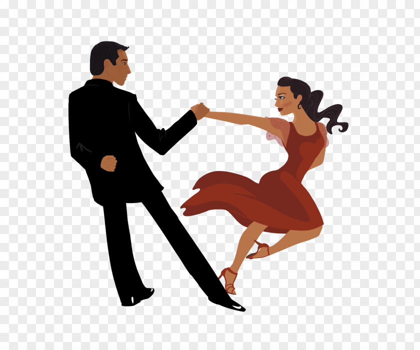 Latin Dancing Men And Women Tango Ballroom Dance Salsa PNG