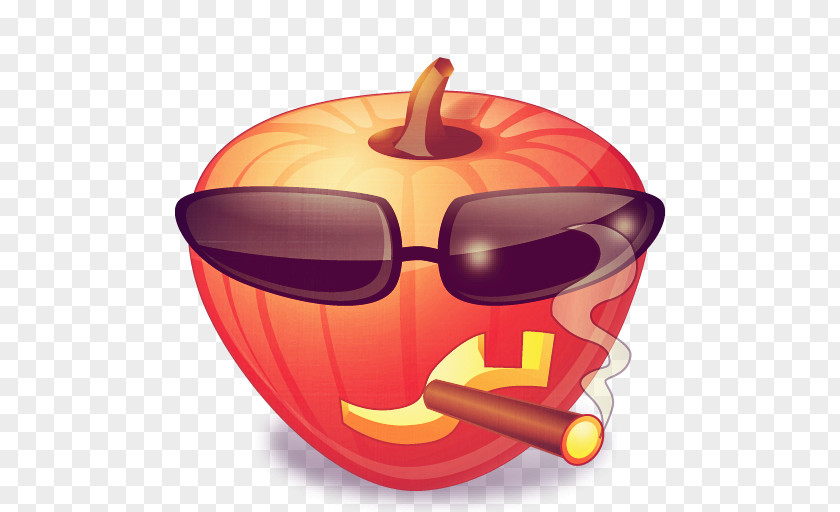 Pumpkin Face Picture Emoticon Download Icon PNG