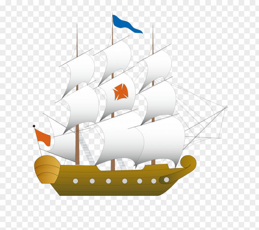 Sailing Transparent Vector Ship Adobe Illustrator PNG