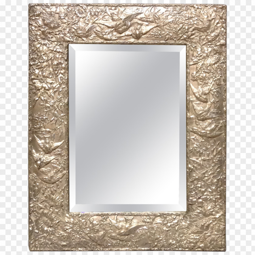 Silver Table Mirror Picture Frames Furniture Decorative Arts PNG