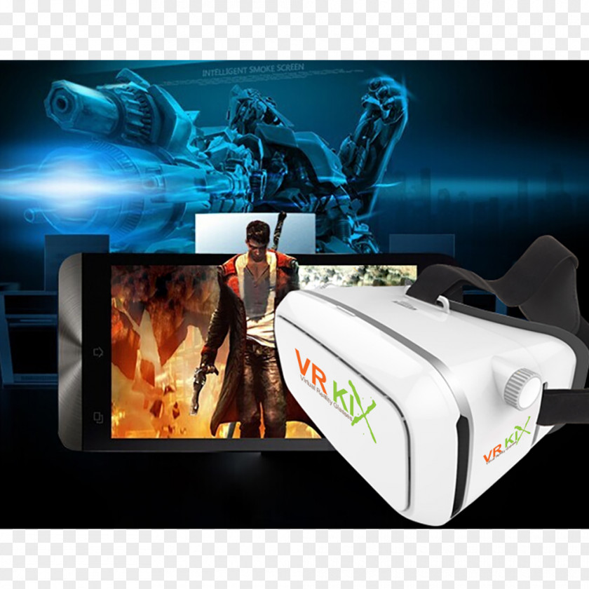 Virtual Reality Game Headset Google Cardboard Head-mounted Display Polarized 3D System PNG