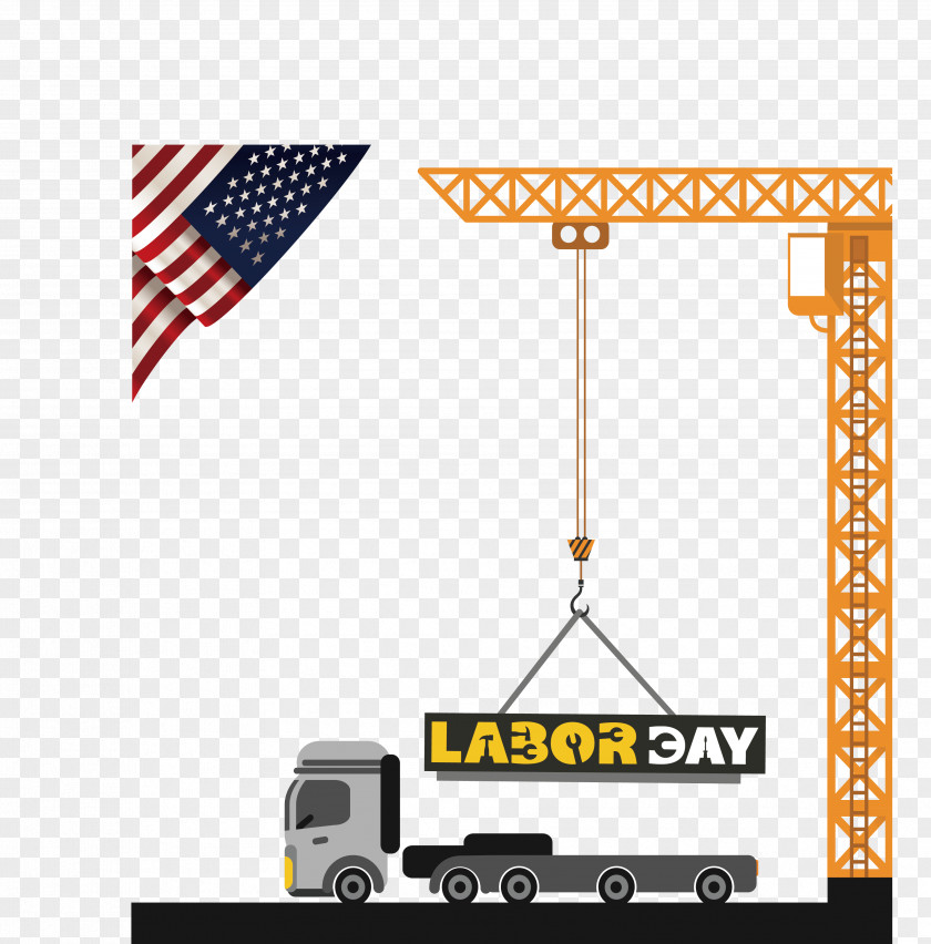 American Labor Day Poster PNG