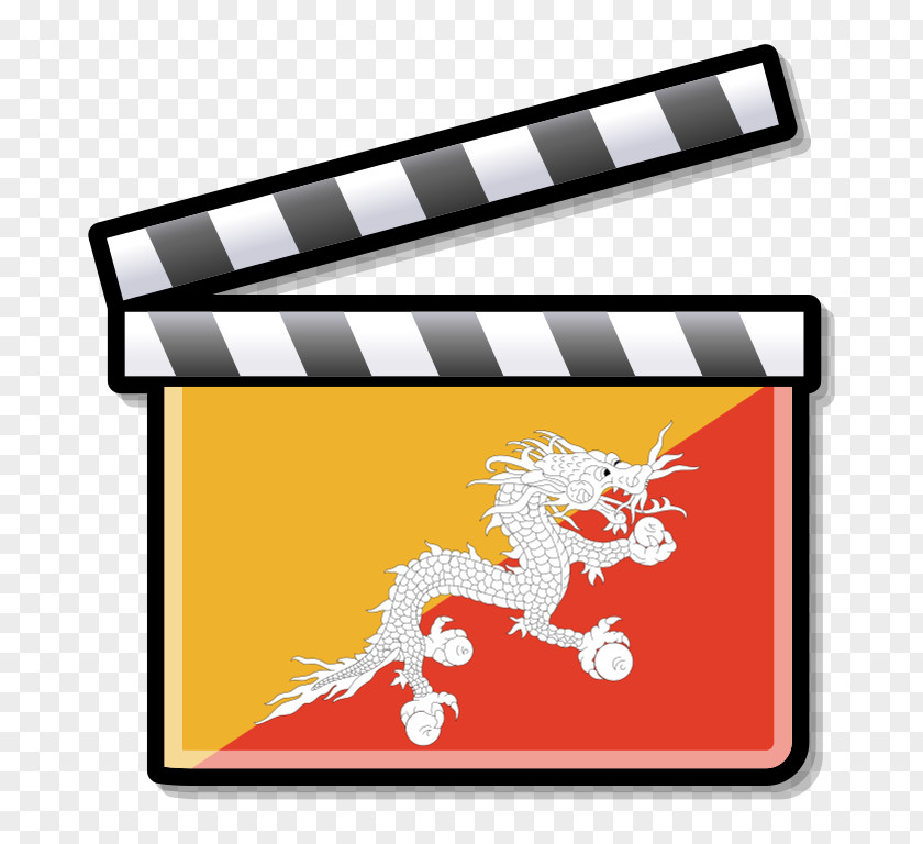 Bhutan Vector Silent Film Clapperboard Clip Art PNG