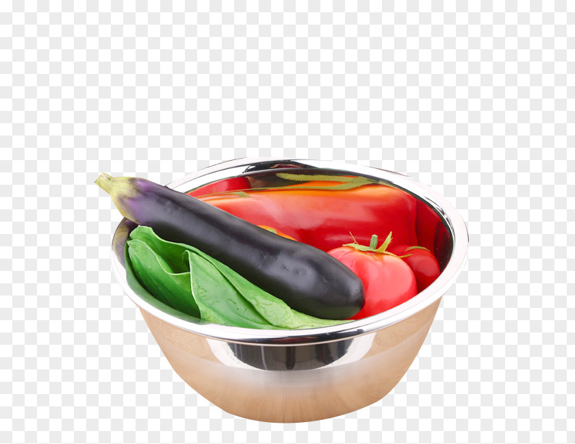 Stainless Steel Pots Of Vegetables Leftovers Bowl PNG