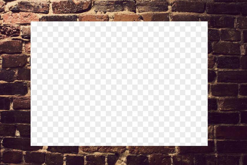 Wall Brick Picture Frames Square Rectangle PNG