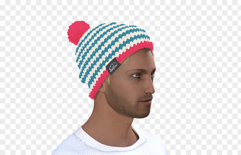 Beanie Knit Cap Bommel Wool PNG