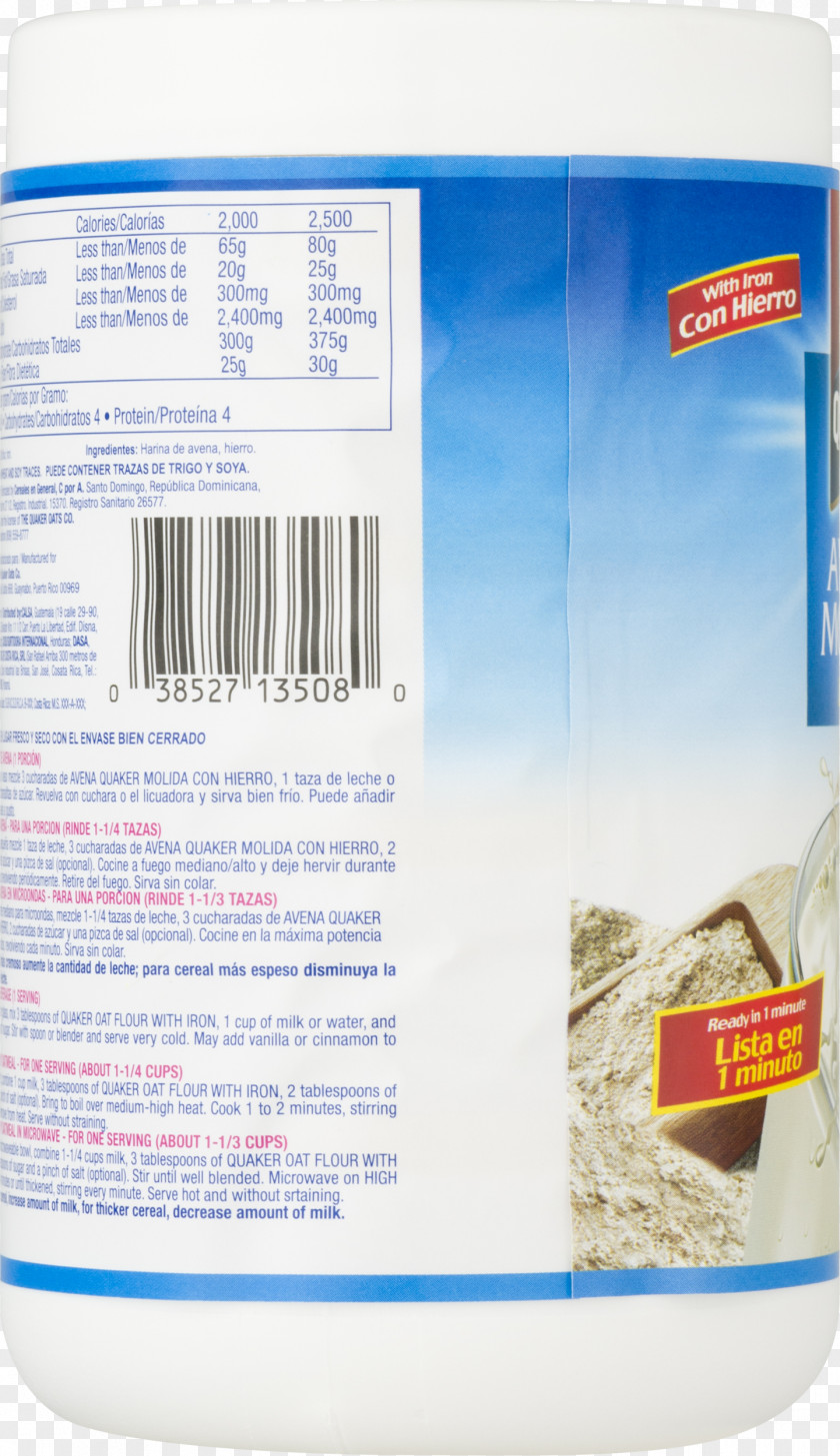 Crepe Oats And Cinnamon Quaker Company Nutrient Nutrition Facts Label PNG