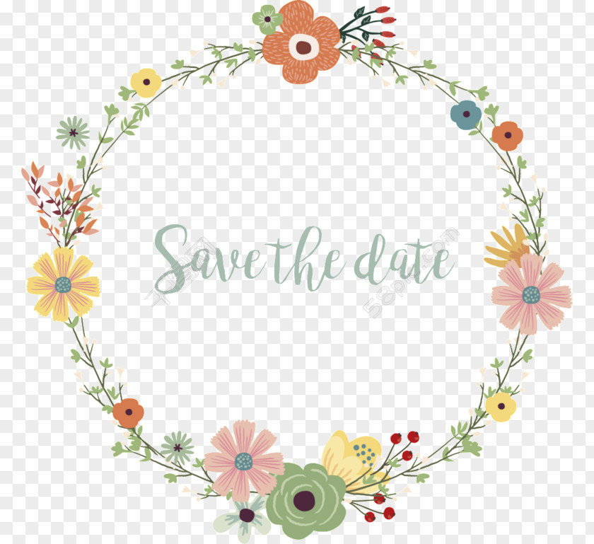 Floral Wreath Vector Graphics Illustration Image PNG