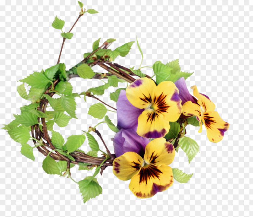 Flower Floral Design Of The Fields Pansy Bouquet PNG