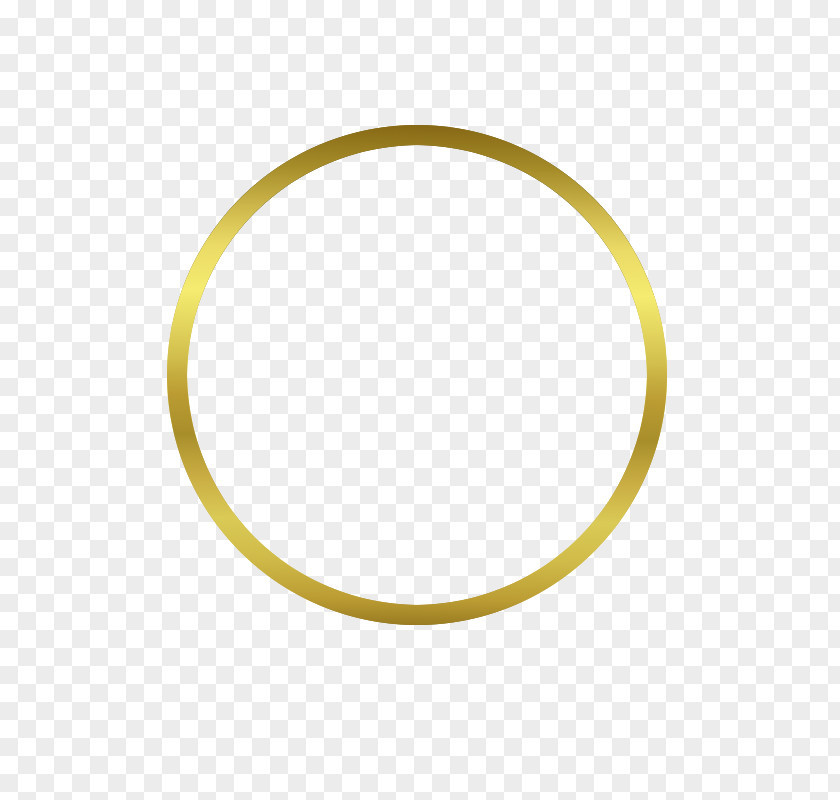 Gold Circle Crescent Symbol Oval Angle PNG