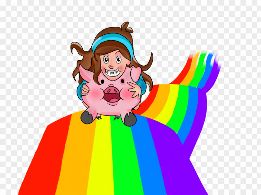 Gravity Imaging The Universe After Einstein Mabel Pines Waddles Over Rainbow Legendary Creature PNG