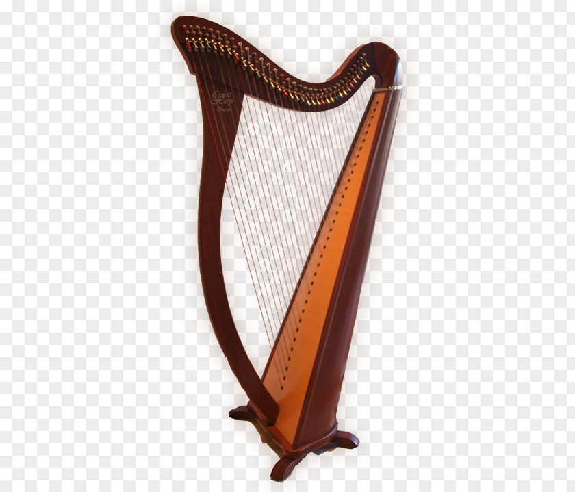 Harp Konghou Lyre Varnish PNG