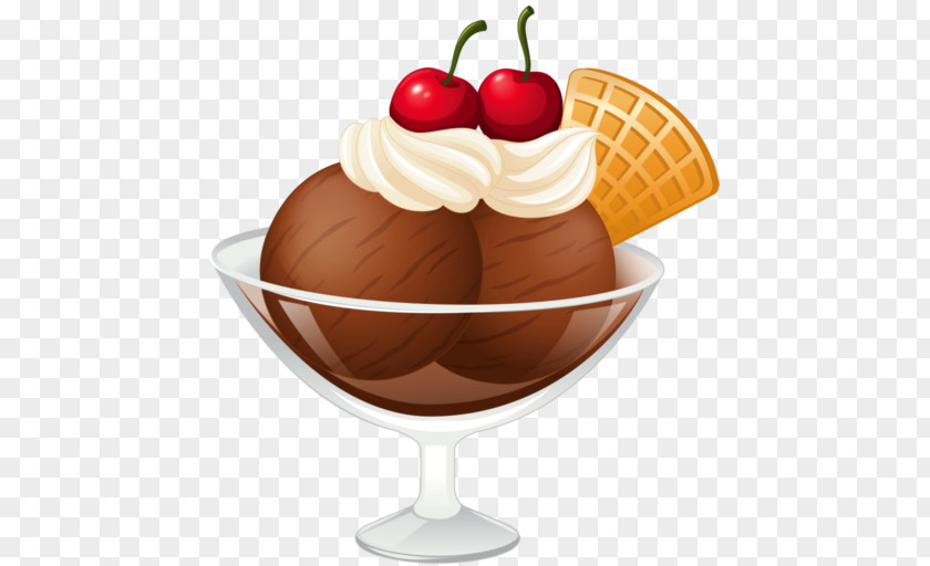 Ice Cream Sundae Cones Cupcake PNG