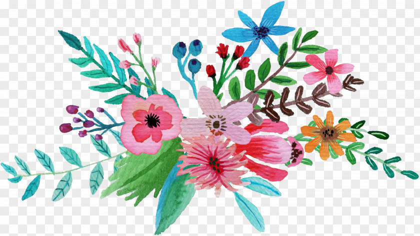 Watercolor Floral Decoration Printmaking 8tracks.com Printing Art PNG