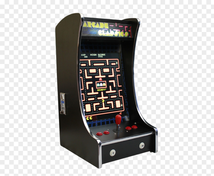 Arcade Cabinet Ms. Pac-Man Galaga Game PNG