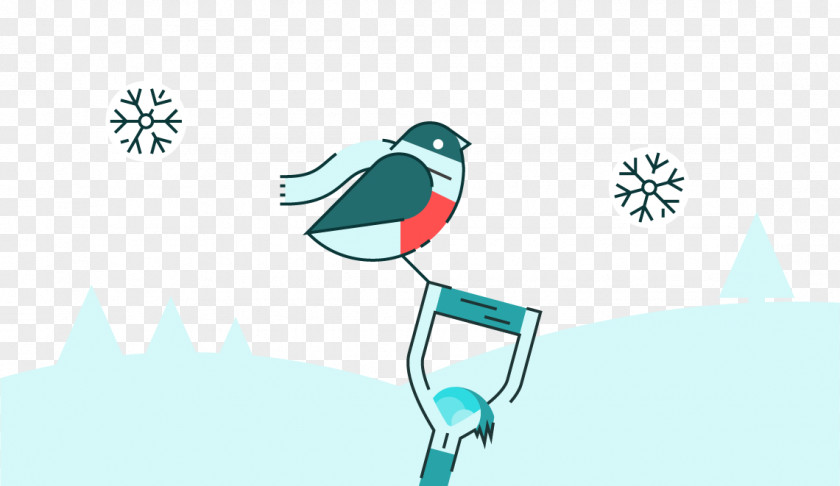 Bright Christmas Clip Art Illustration Desktop Wallpaper Water Bird PNG
