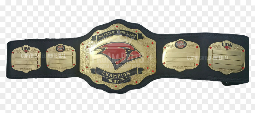 Modified Title Alabama Crimson Tide Football Championship Belt Incarnate Word Cardinals American Professional Wrestling PNG
