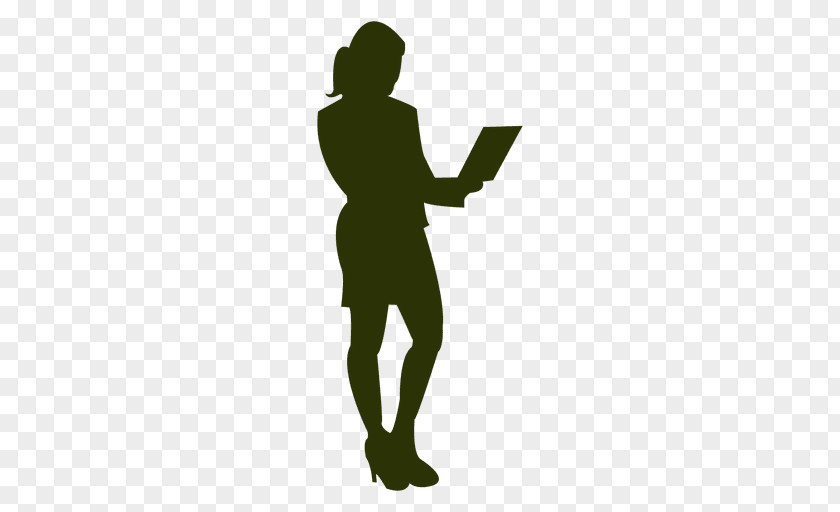 Silhouette Woman Businessperson Drawing PNG