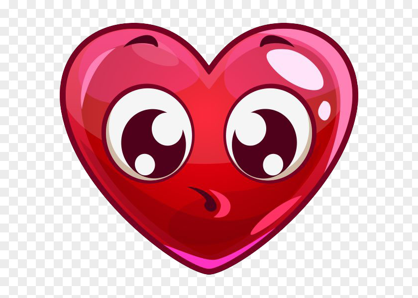 Smiley Emoticon Heart Clip Art PNG