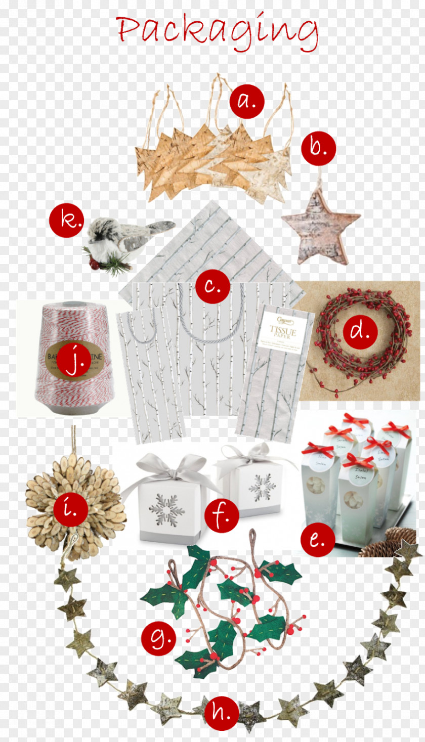 Bark Ornament Christmas Day Holiday Birch Gallerie II PNG