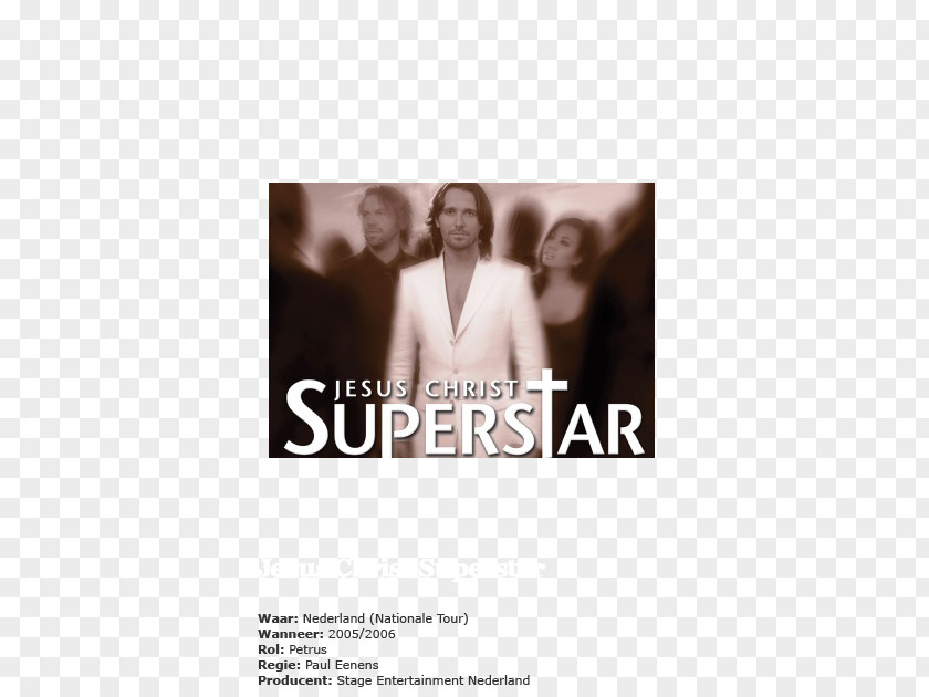 Fishtank Jesus Christ Superstar Musical Theatre Could We Start Again, Please Cast Recording Palace PNG
