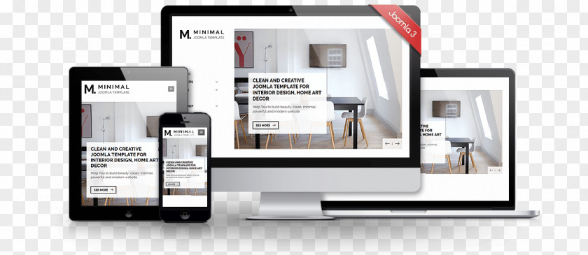 Interior Furniture Responsive Web Design Website Development Graphic PNG