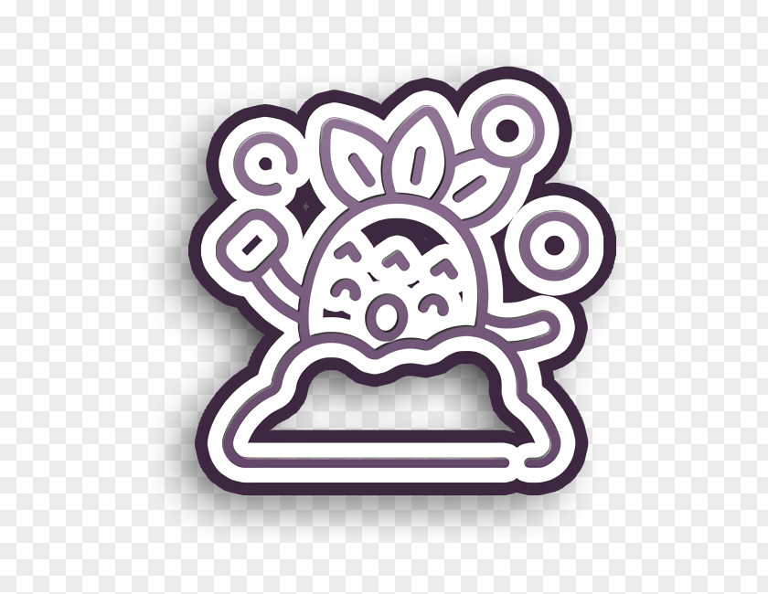 Pineapple Character Icon Shower PNG