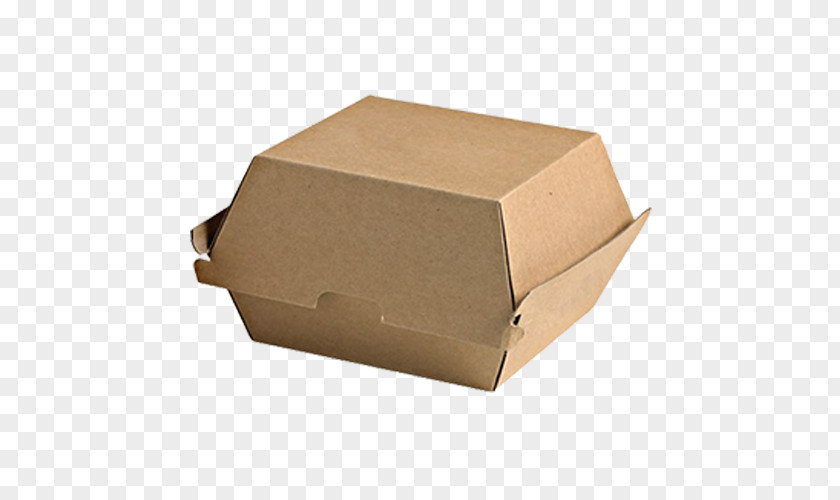 Box Hamburger Kraft Paper Food Packaging And Labeling PNG