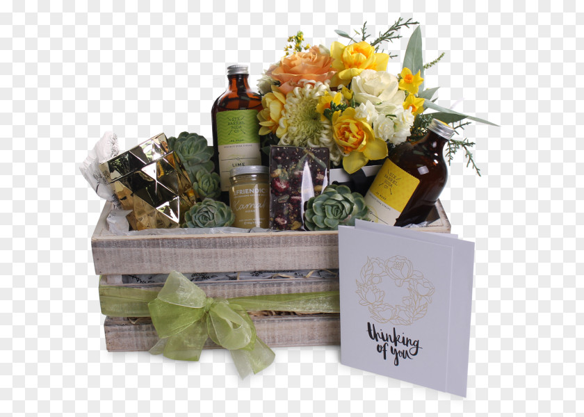 Design Food Gift Baskets Floral Hamper Cut Flowers PNG