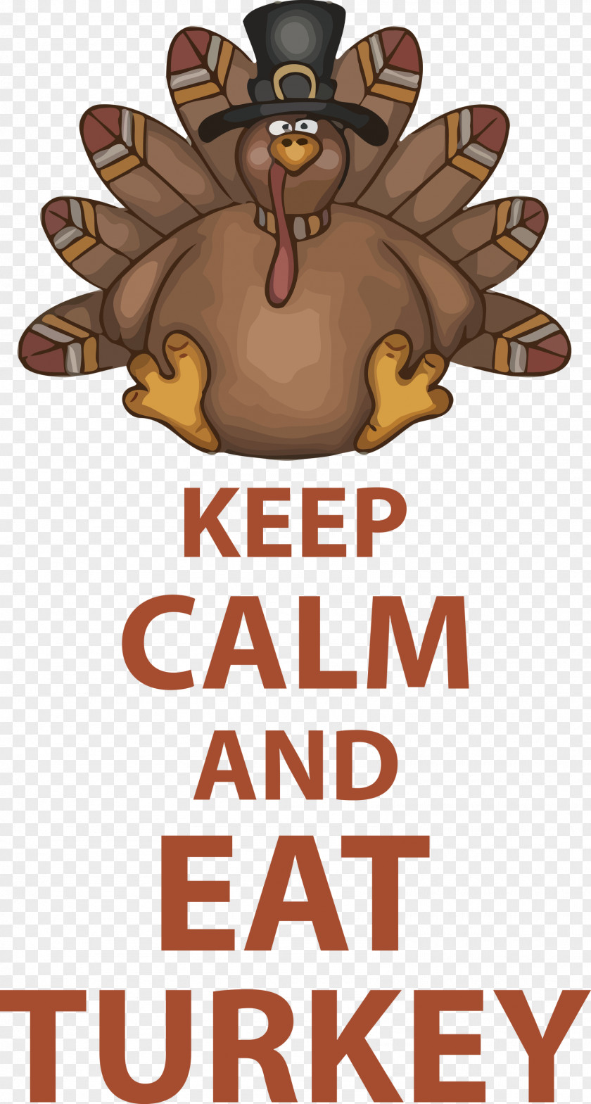 Eat Turkey Keep Calm Thanksgiving PNG