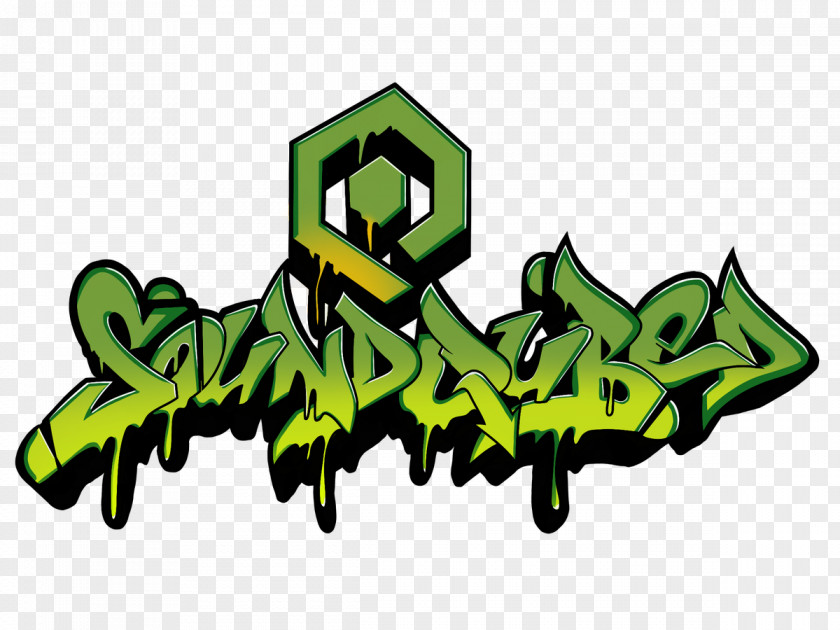 Graffity SoundQubed Logo Wall Decal Sticker PNG