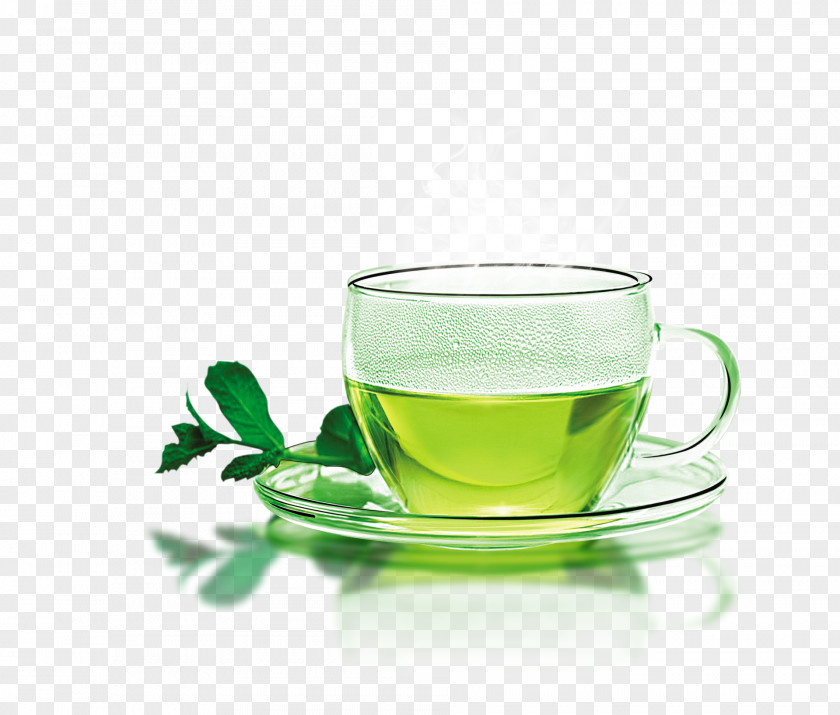 Tea,tea,Glass Cup,Transparent Cup,green Tea Green Longjing White Flowering PNG