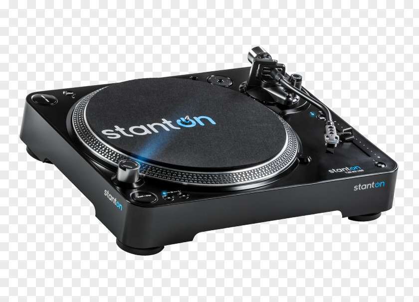USB Stanton Magnetics Direct-drive Turntable T.92 Phonograph PNG