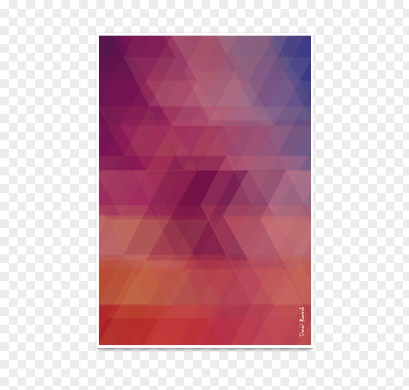 Purple Geometric Paper Poster Art Printing PNG