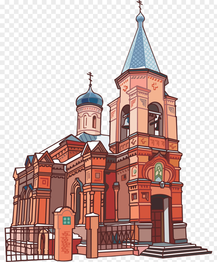 Famous Buildings Parish Church Clip Art Image PNG